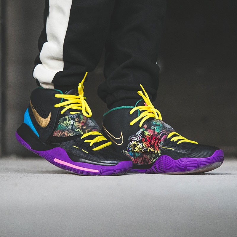 耐克nike kyrie 6 欧文6紫罗兰美国队扎染涂鸦南海岸治愈世界全明星