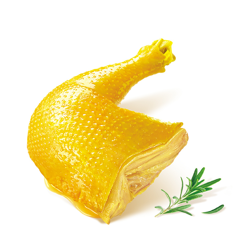 乐佳萱盐焗鸡腿透明装香辣爱辣盐局大只整箱零食熟食卤味小吃lc 透明
