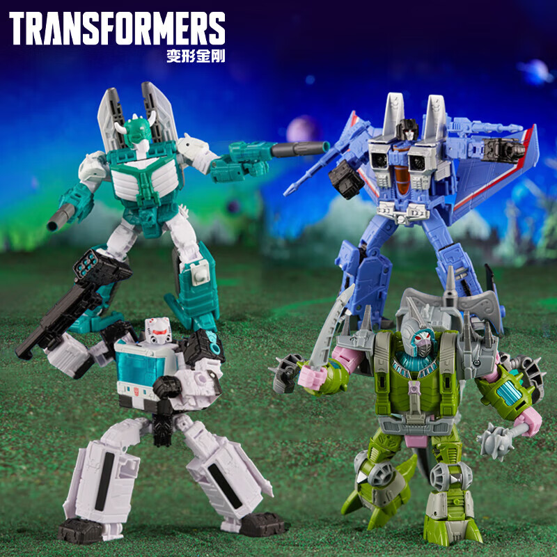 transformers)儿童男孩玩具车模型手办生日礼物传世兵团多人物装f7133