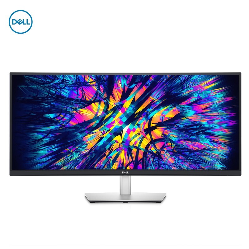 戴尔低蓝电脑边框四边升降旋转广色显示器