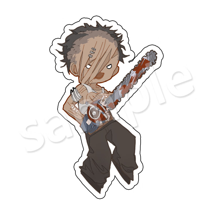 黎明杀机 dead by daylight挂扣 电锯杀手 透明亚克力钥匙扣