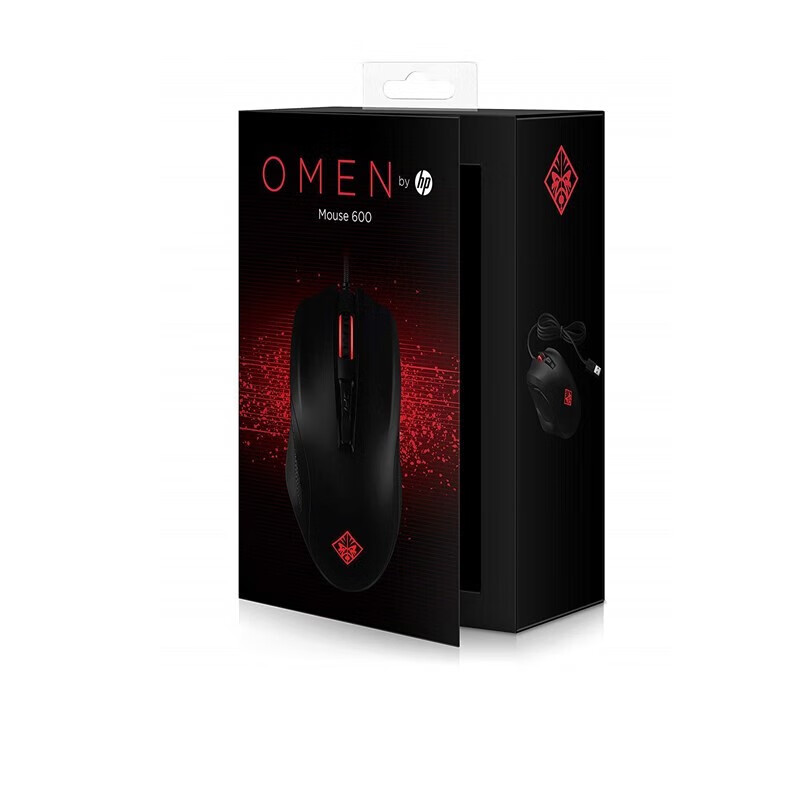 惠普有线 USB口 游戏鼠标 灵敏舒适 OMEN 600 黑色