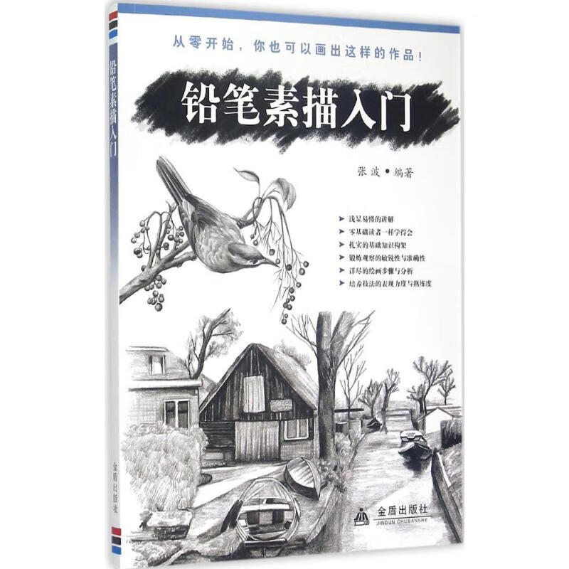 铅笔素描入门 张波 编 作 书籍
