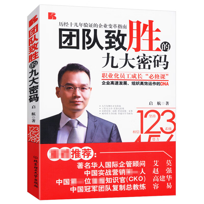 团队致胜的九大密码图书籍