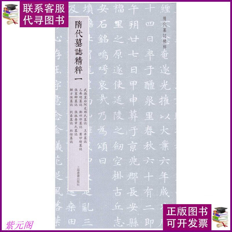 隋代墓志精粹1 武德皇后阿史那氏墓志 王升墓志 乙弗明墓志 郑祁