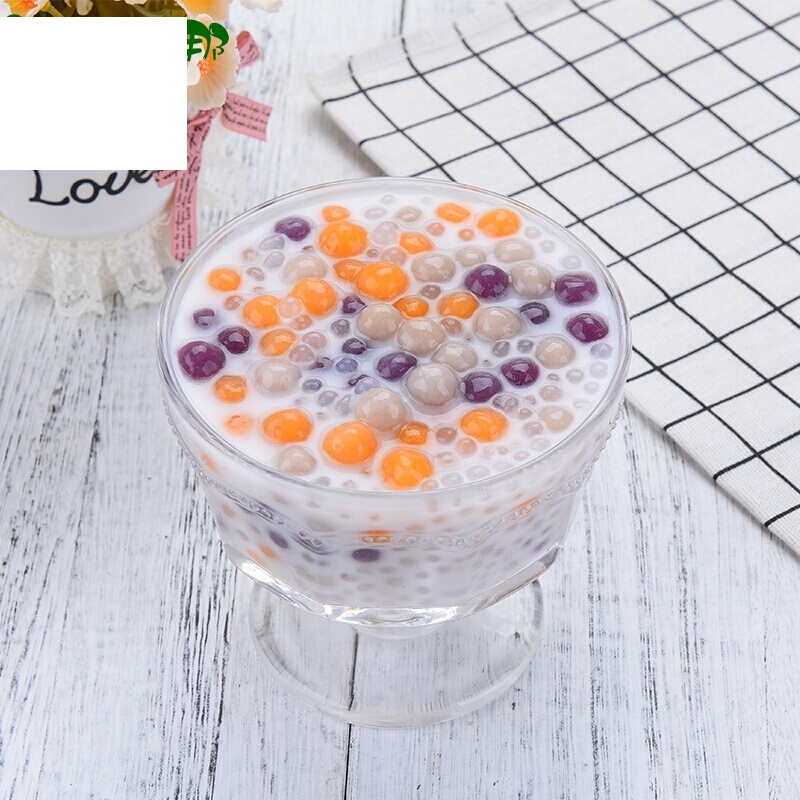 虎钢馋手工小芋圆紫薯地瓜香芋木薯粉汤圆丸子甜品奶茶混合500g