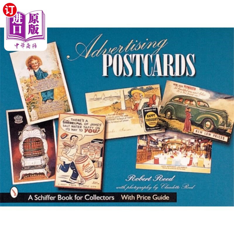 海外直订advertising postcards 广告明信片