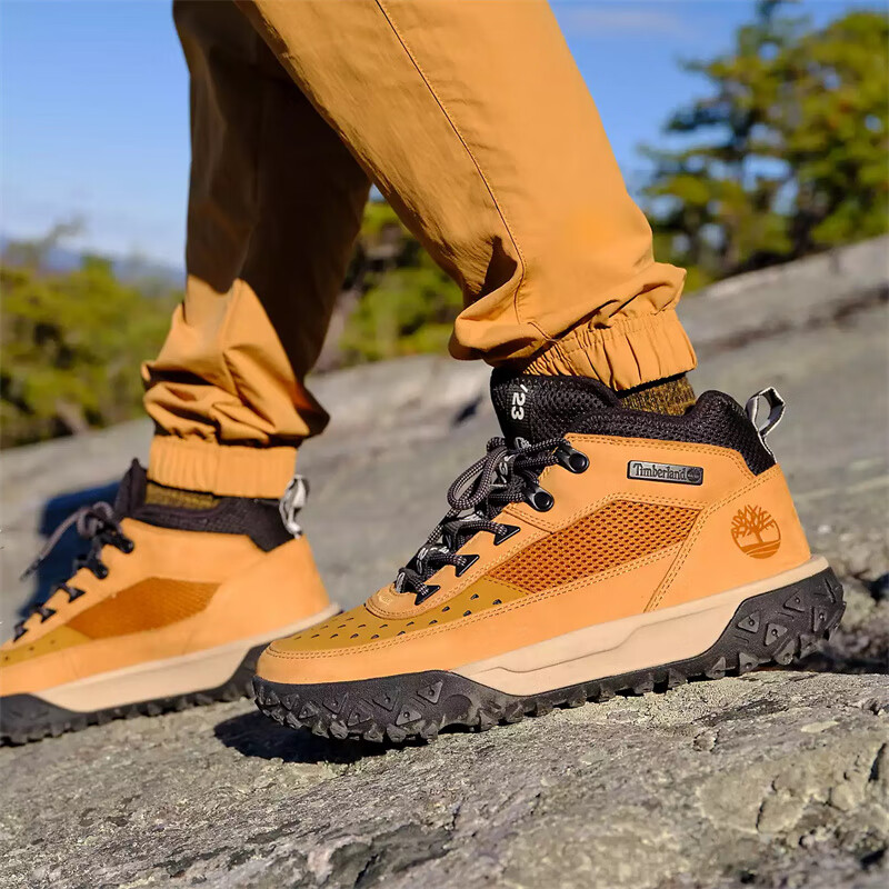 添柏岚（Timberland）GreenStride™ Motion 6 防滑耐磨抓地登山徒步鞋男子户外休闲鞋 小麦棕Wheat 40