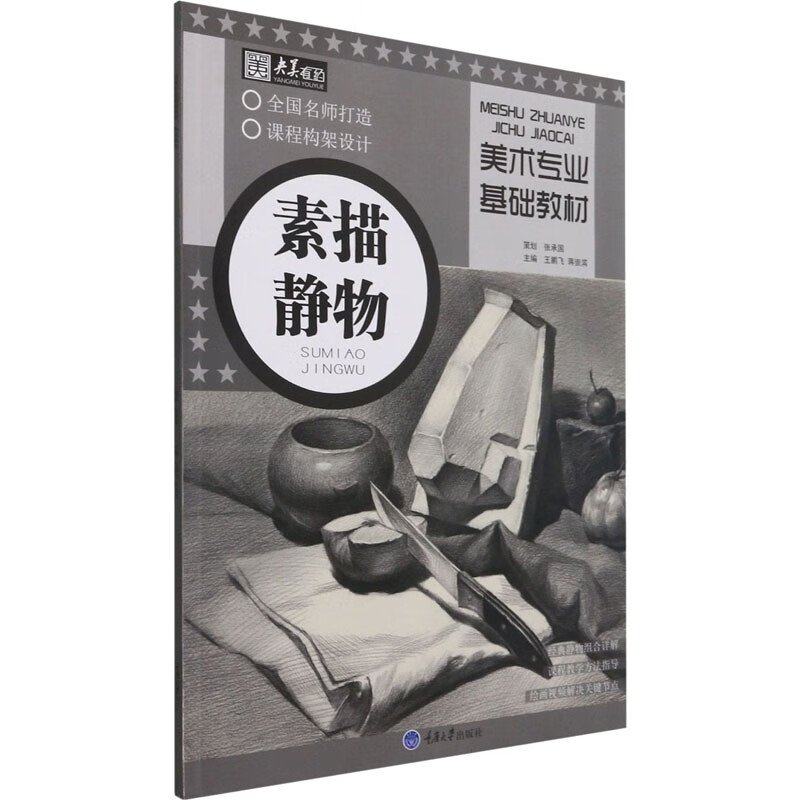 美术专业基础教材 素描静物 图书