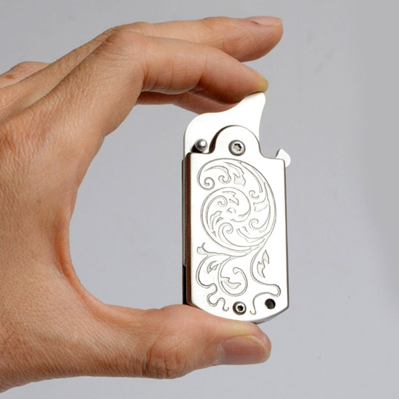 飞鸟 D2钢折刀 户外刀具 折叠军刀随身防身刀高硬度迷你小刀钥匙扣刀 d2迷你折刀