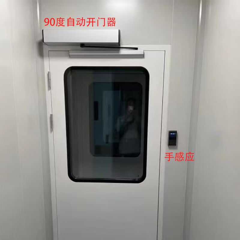 德威狮 医院实验室自动门互锁 装置90度自动开门机 手感应脚感应ab