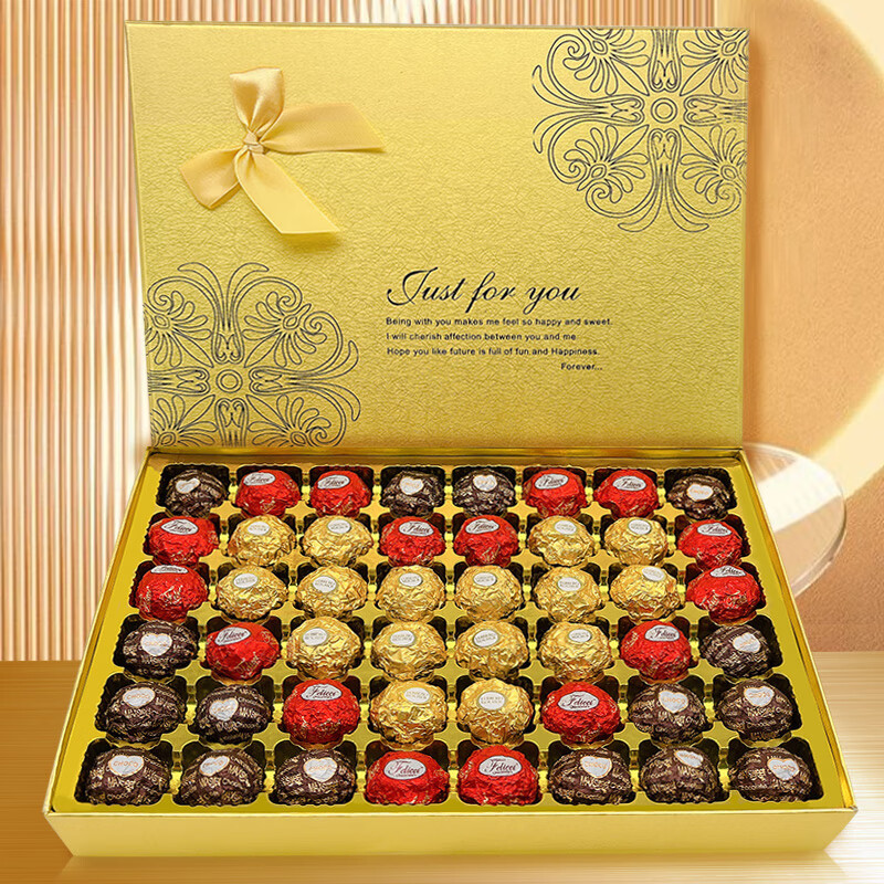 费列罗唯美斯双拼巧克力礼盒520情人节礼物送女友老婆女生生日惊喜48颗怎么样,好用不?