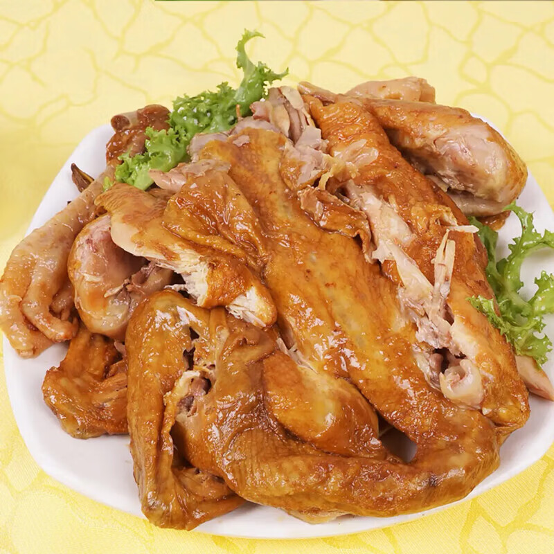 雨润脱骨扒鸡烧鸡特色熟食真空包装即食鸡肉卤味下酒菜 德州扒鸡400g*