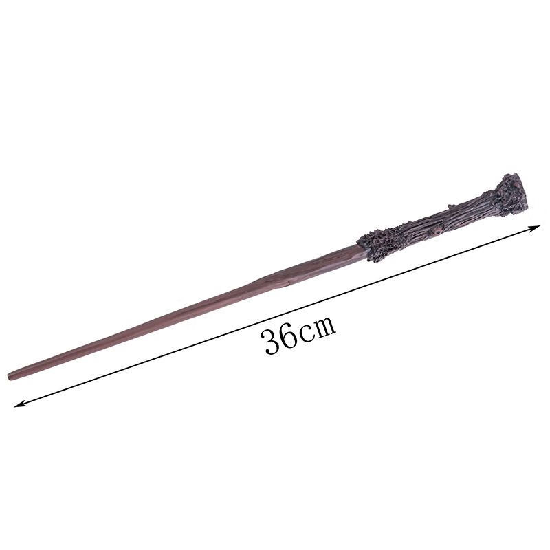 哈利波特魔杖魔法杖魔法棒道具影视周边玩具赫敏权杖 哈利钢芯35cm