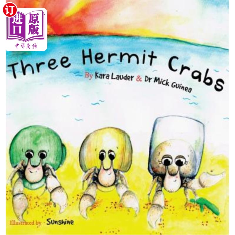 海外直订three hermit crabs 三只寄居蟹