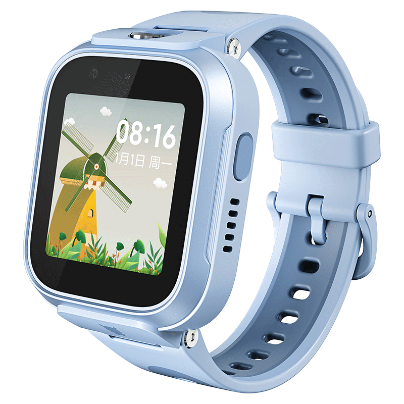 Xiaomi 小米 MTSB18XUN 插卡通话智能手表 蓝色塑料表壳 蓝色硅胶表带 (GPS)
