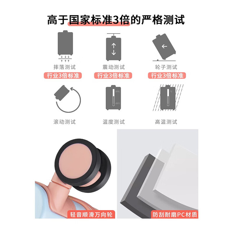 朗客朗客德国16寸登机箱女超轻小型拉杆箱春秋航空高颜值密码箱可登机 渐变色【磨砂防刮好打理】 16英寸 【竖版-可登特价航空】