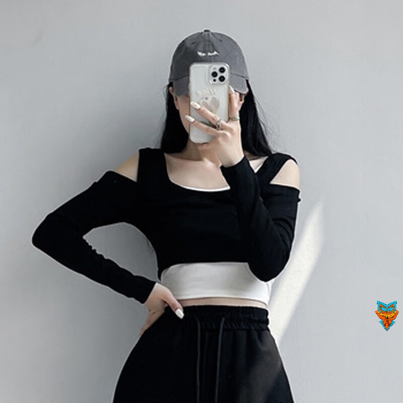 黑上衣 白背心 s 建议85-100斤