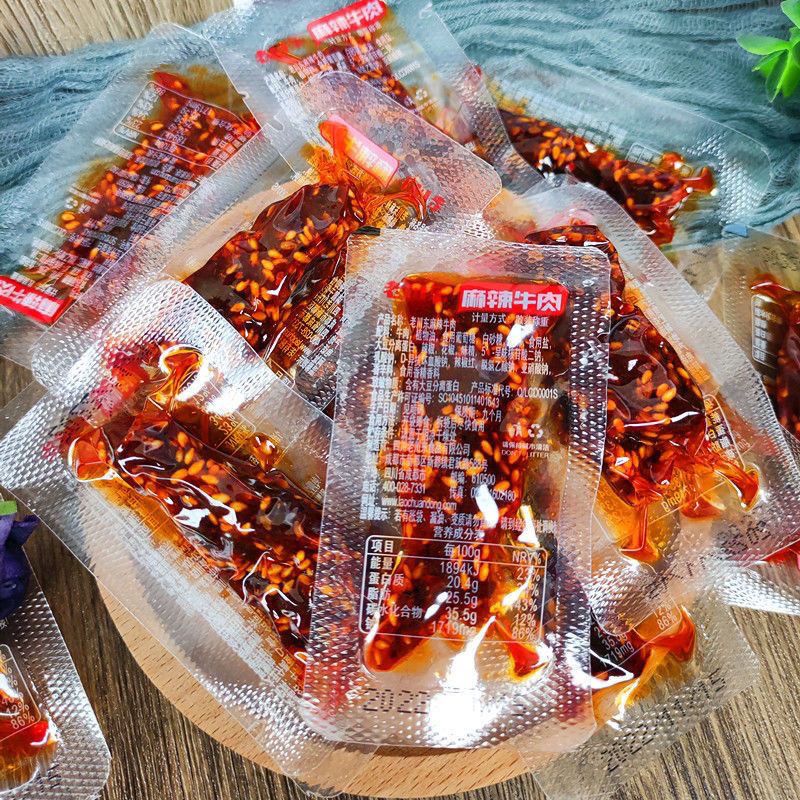 老川東麻辣牛肉250g散裝麻辣牛肉干小包裝四川特產(chǎn)零食小吃 麻辣牛肉250克(約15包)