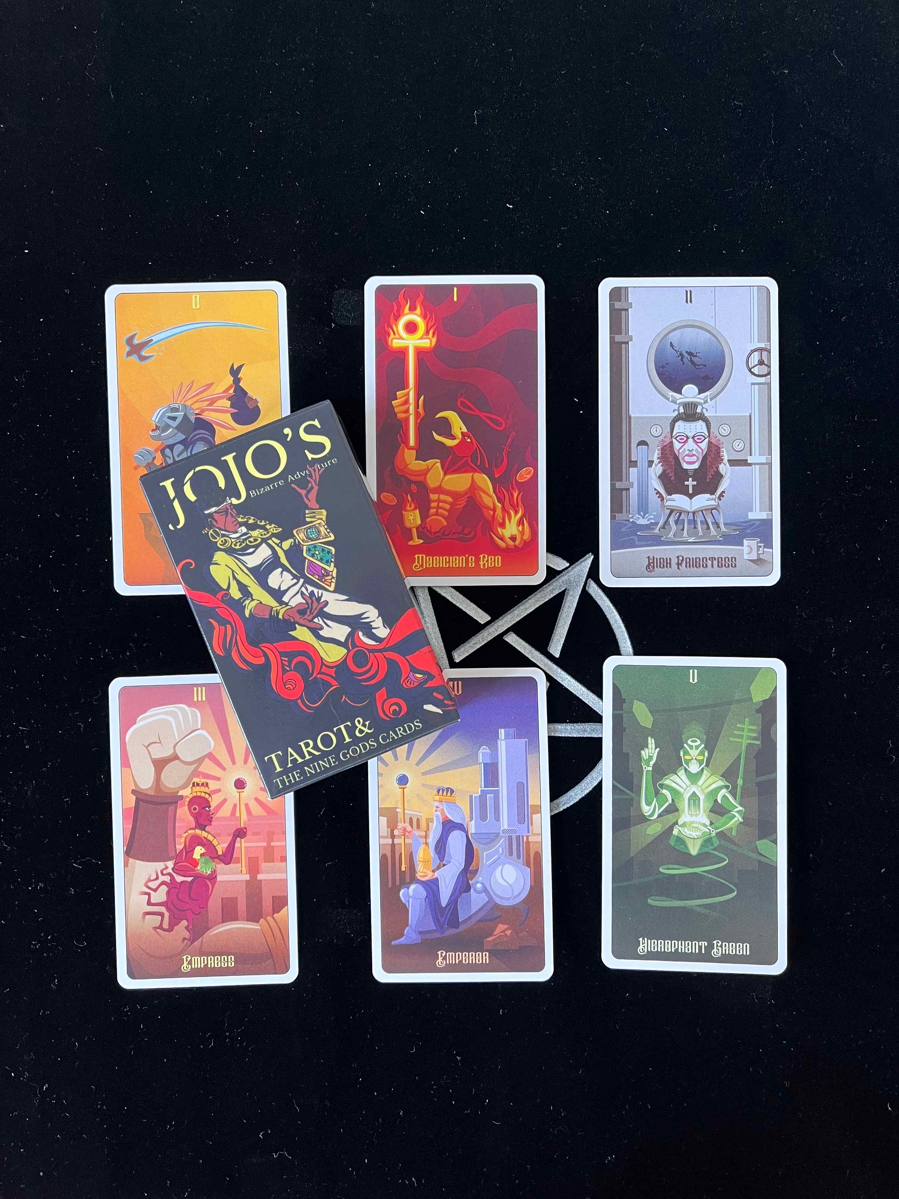 热奥jojo塔罗牌现货 jojo替身罗牌塔 jojo的奇妙冒险桌游 全套53