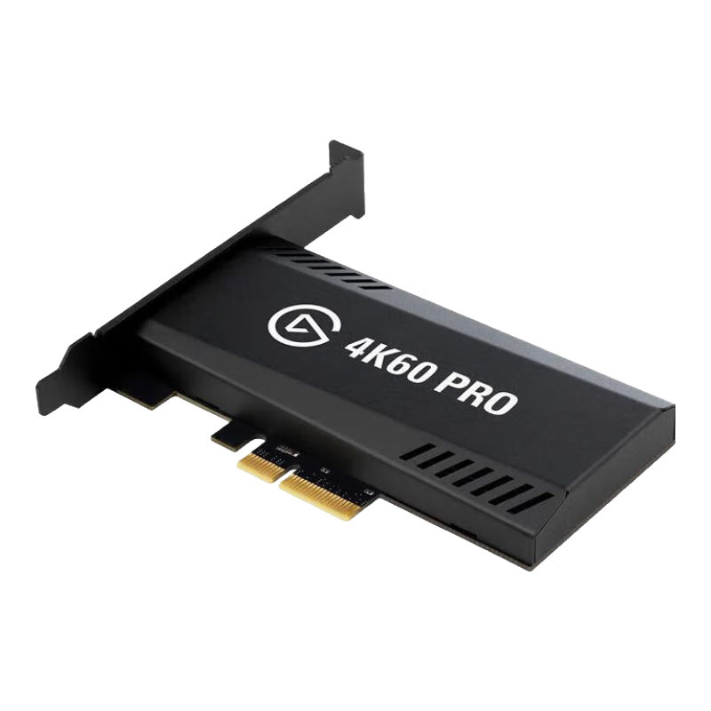 Elgato 【日本直郵】視頻采集卡低延遲實(shí)時(shí)傳輸?shù)燃?jí)品質(zhì)游戲直播錄制 4K60 Pro MK.2【內(nèi)部采集卡】