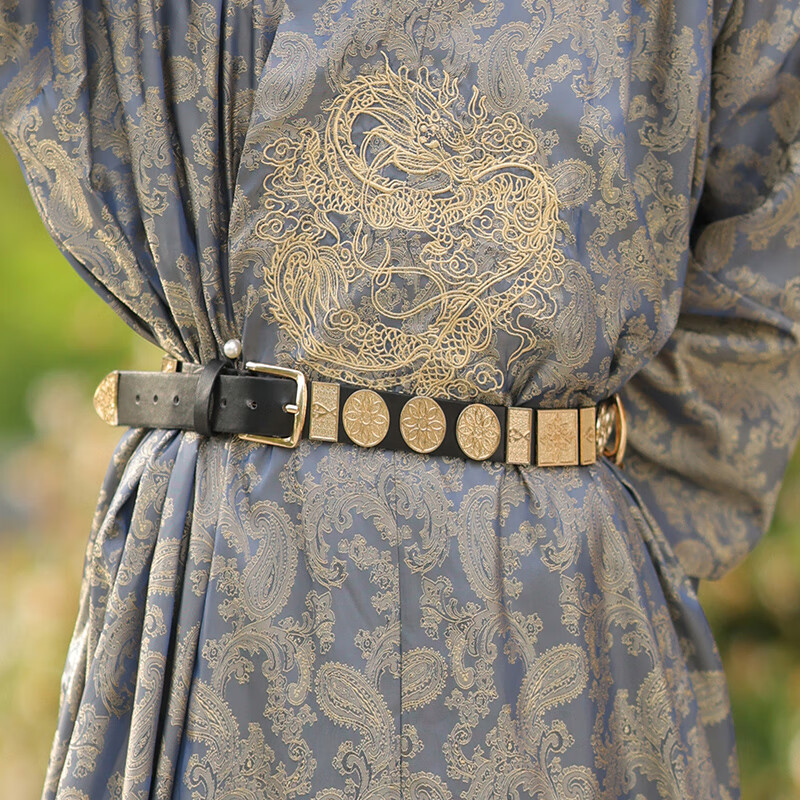 成人男唐制新款明制汉服古装圆领袍中式国风男生道袍改良古风 单腰带