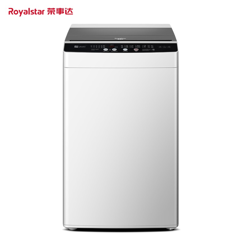 荣事达(Royalstar）洗衣机 8公斤全自动波轮洗衣机 仿生洗护节能省水  透明灰ERVP192016T