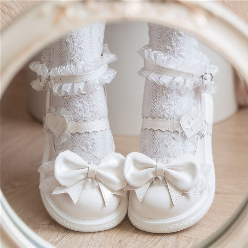 向晓西洛丽塔鞋子大码lo鞋梅露露萝莉鞋可爱公主软妹洛丽塔鞋子萝莉彩