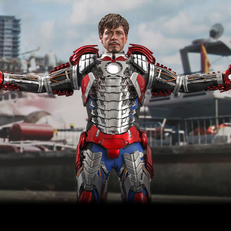 hot toys钢铁侠2 托尼 斯塔克 (mark 5盔甲版)1:6比例珍藏人偶 普通版