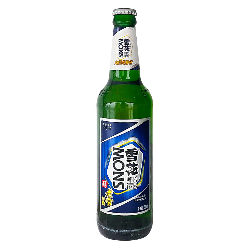 雪花(snow)沈阳老雪花啤酒 闷倒驴 烈性高度酒 500ml 6瓶
