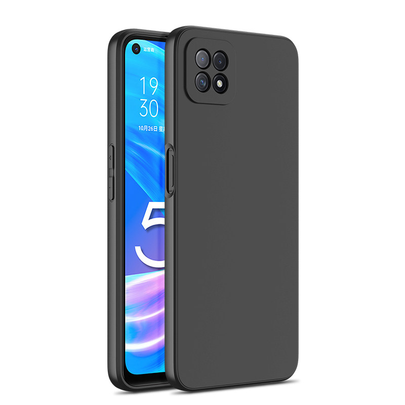 豆图oppoa53手机壳磨砂黑色外壳防摔a53oppo软硅胶全包边男女保护套op