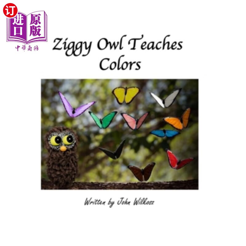 海外直订ziggy owl teaches colors 猫头鹰教颜色