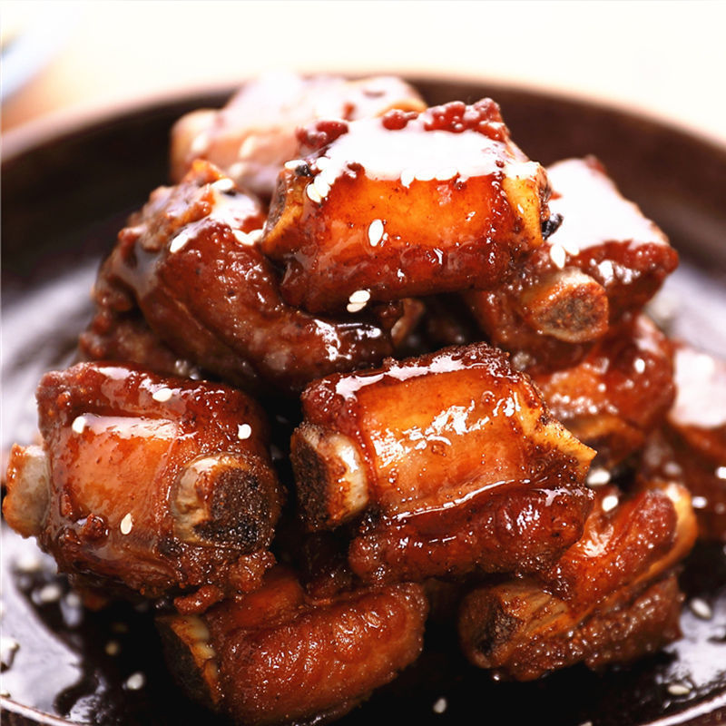 寒宁五香排骨红烧排骨猪排骨卤排骨熟食方便即食 红烧排骨500g*1袋