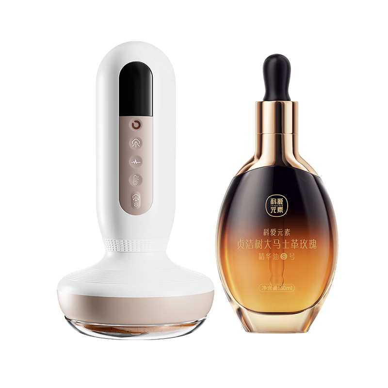 科爱元素大面包 砭石刮痧仪电动经络刷刷肚子带脉背部小腿刮痧拔罐按摩器 【暖养宫巢】大面包+贞洁树1瓶 【美容院级享受】拔湿排寒丨经络疏通丨刷肚塑型