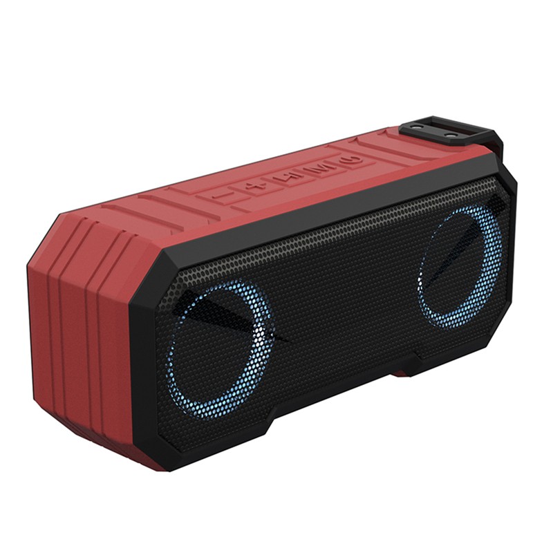 富京（FUGN） X8蓝牙音箱低音炮户外IPX7防水便携式广场舞大音量无线音响 魅力红