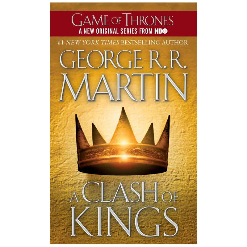 【现货】Song of Ice and Fire 冰与火之歌Ⅱ（卷二）：列王的纷争 权力的游戏英文原版小说书
