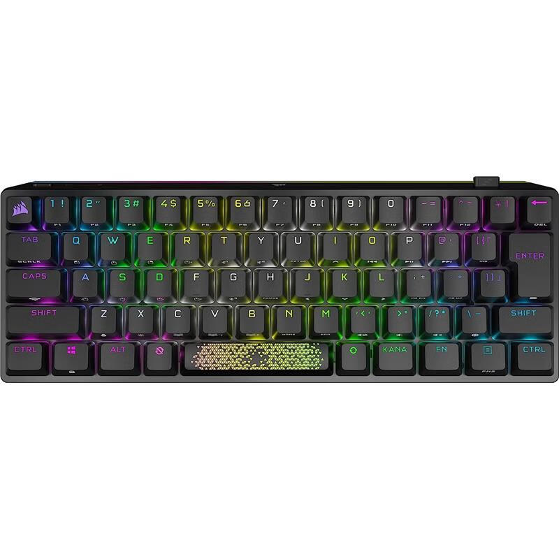 美商海盗船【JD物流 日本直邮】美商海盗船CORSAIR K70 RGB PRO游戏键盘 OPX轴机械手感键盘 K70 PRO MINI【黑色】