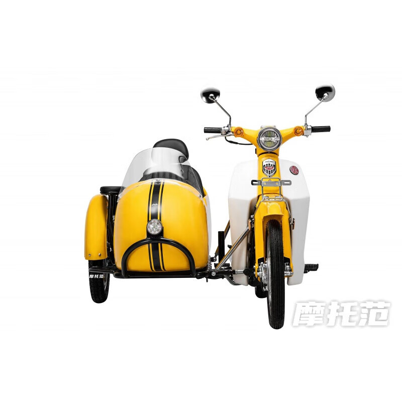 山头林村八嘎车三轮摩托燃油 全新重庆嘉陵coco边三轮25cc侉子摩托车