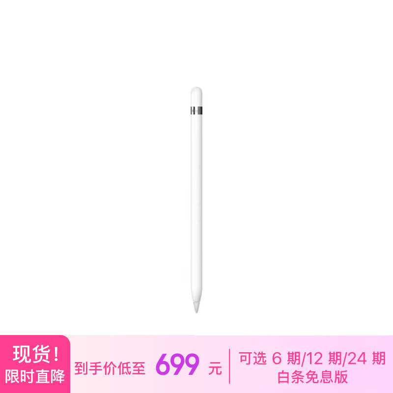 Apple/苹果 Pencil (第一代) 含USB-C转换器 适用iPad mini5/iPad Air3/iPad 10.2英寸(第九/十代)