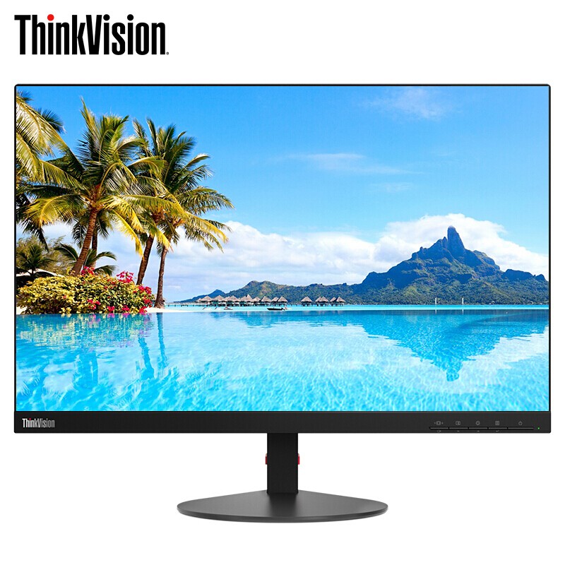 联想（ThinkVision） 电脑显示器22.5英寸IPS屏16:10支持壁挂窄边框不闪 S23d 液晶显示屏（VGA+DVI接口）