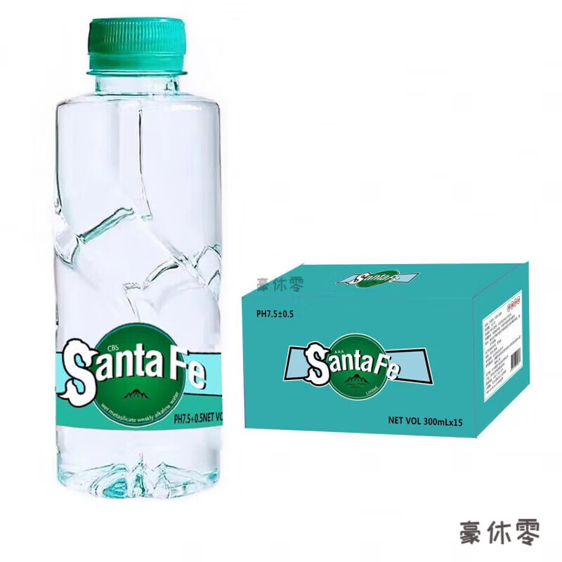 康创优品英国圣斐丝山泉水含锶工小瓶装整箱 300ml*15瓶