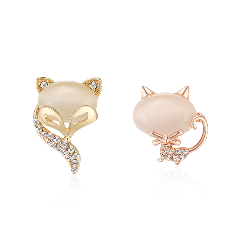 猫眼石动物纽扣胸针别针女2件价格历史走势和销量趋势分析