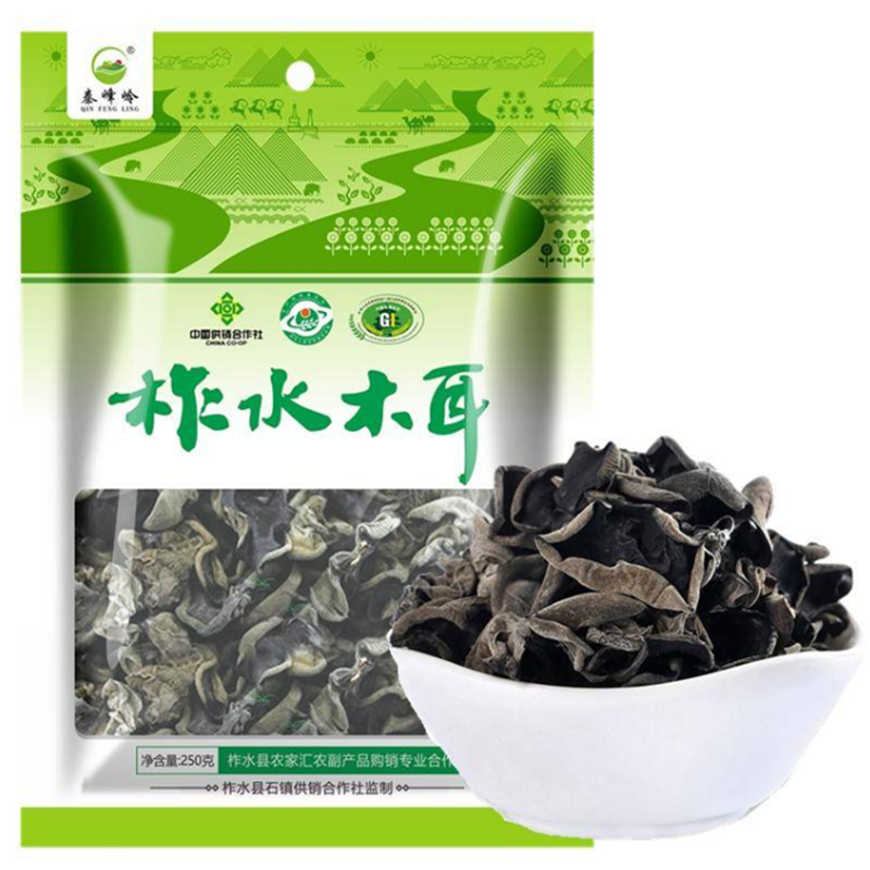 陕南特产柞水的木耳500g 无根肉厚黑木耳山珍干货 柞水地方特产