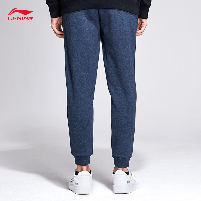 李宁运动裤男裤加绒保暖休闲裤男加厚卫裤收口badfive反伍篮球系列
