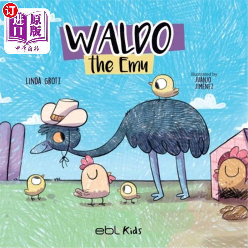 海外直订waldo the emu 鸸鹋沃尔多