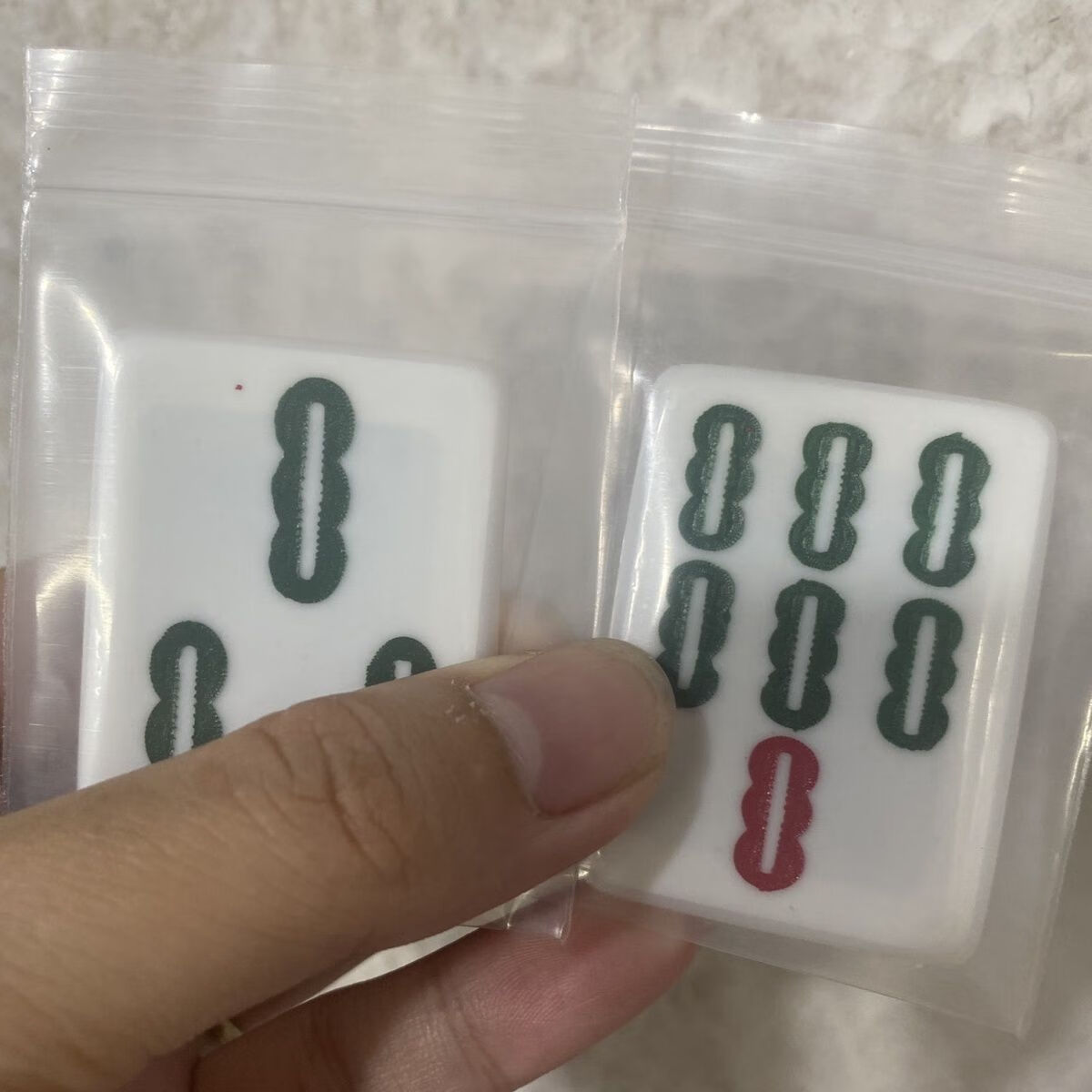 霜魄麻将软贴膜手工麻将膜软膜自粘软贴膜麻将盖魔术道具筒万条 3-7条