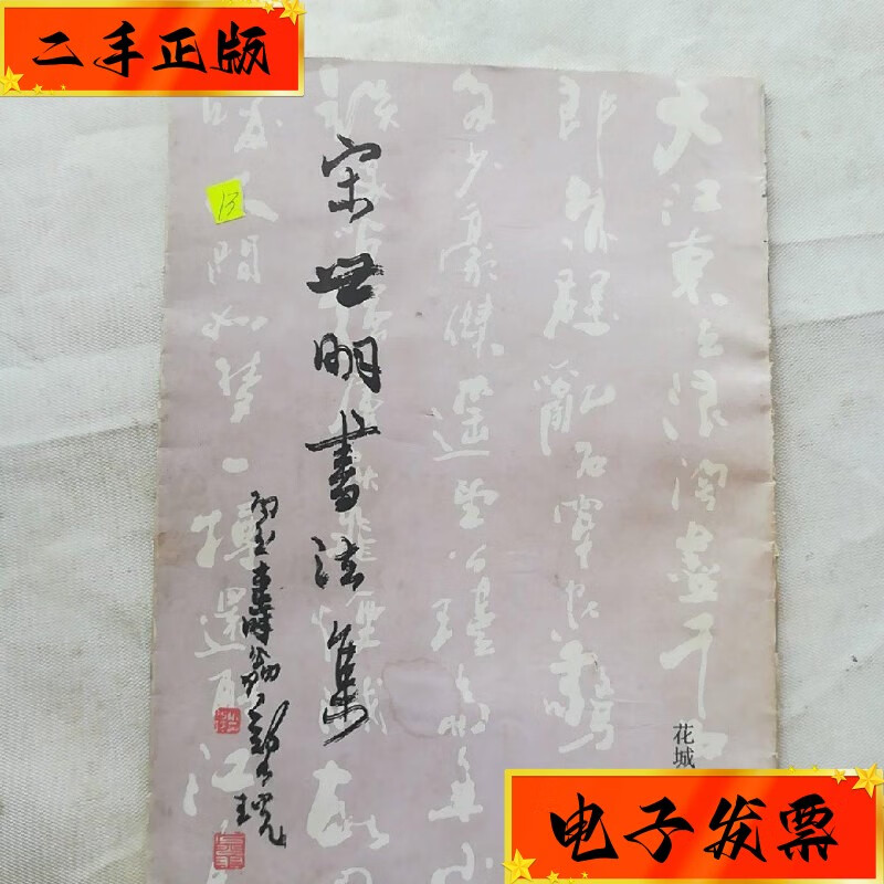 【二手九成新】宋世明书法集 见图