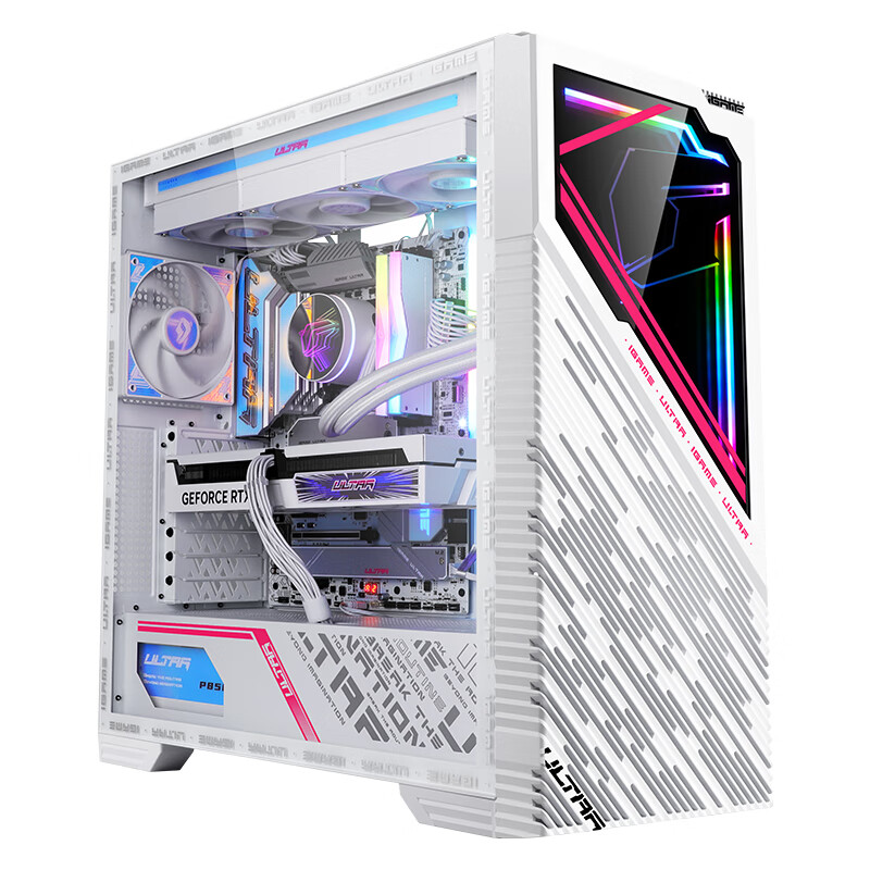 七彩虹(Colorful)iGame C25A Vortex定制电脑主机箱内置横流风机 C25H双玻璃无立柱海景房/10风扇位 iGame C23A Ultra W 机箱