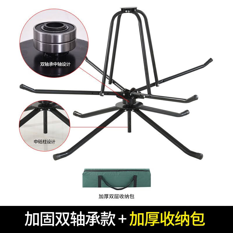 地暖放管器架子放管神器盘管器地热管放绳器放盘器支架加强型 双轴承