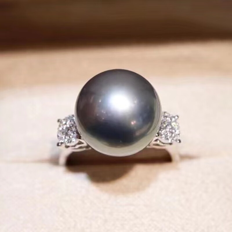 南洋半島 大溪地黑珍珠海水耳釘名媛女士耳環(huán)送女友送老婆禮物【付尾款】 已聯(lián)系客服選貨，尾款1000